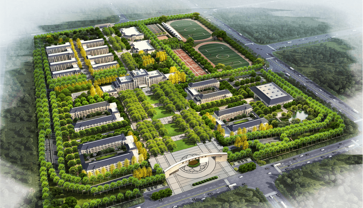 颍上县第二高级中学市政景观设计