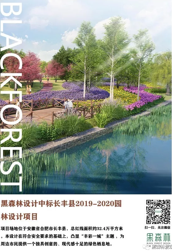 【黑森林设计·喜讯】黑森林设计中标长丰县2019-2020园林设计项目